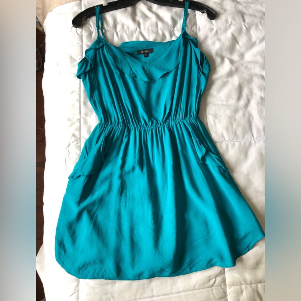NWOT Aritzia Talulah Teal Sleeveless Summer Dress